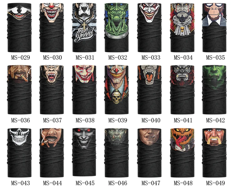 Sommerlicher multifunktionaler nahtloser Magic Headwear Schnelltrocknender Schlauchschal Gesichtsmaske für Outdoor-Wandern, Angeln, Radfahren, Sport – Detail 12