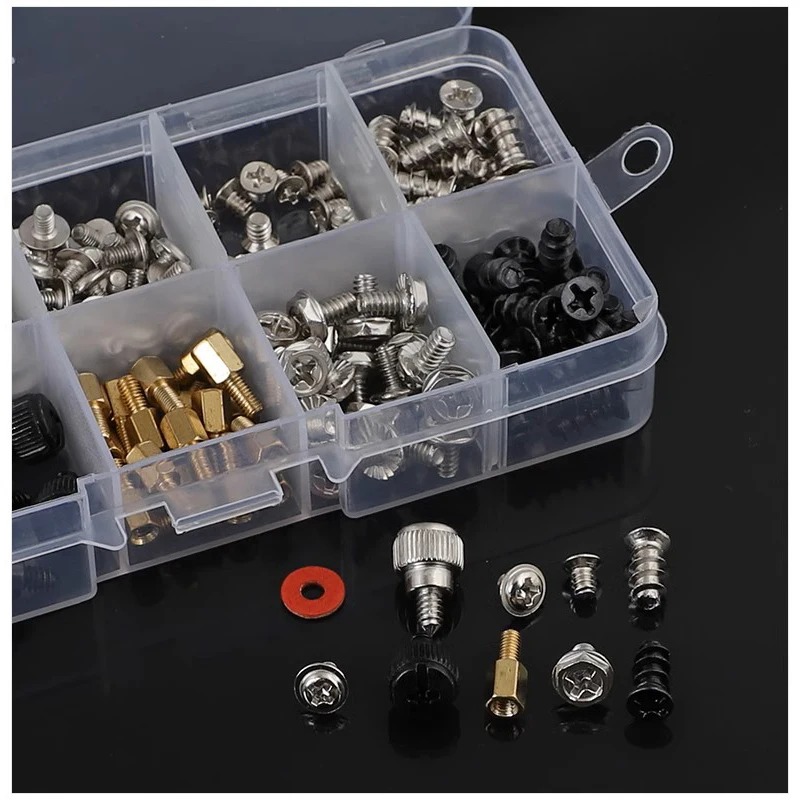 Desktop Computer Screw Kit - Chassis Hand Screws Motherboard Optical Drive Mechanical Hard Drive Power Supply Fan Installation
