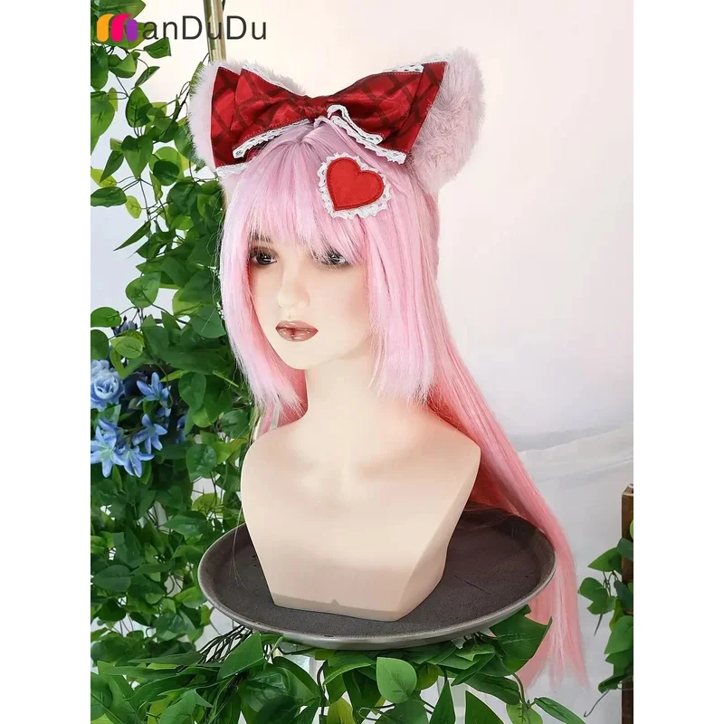 qq34Goldenglow الفرسان السوسي بريق تأثيري حلي لعب الأدوار فستان Hallowmas زهرة البيت الشاي شعر مستعار للحفلات الرسوم المتحركة Pr #1