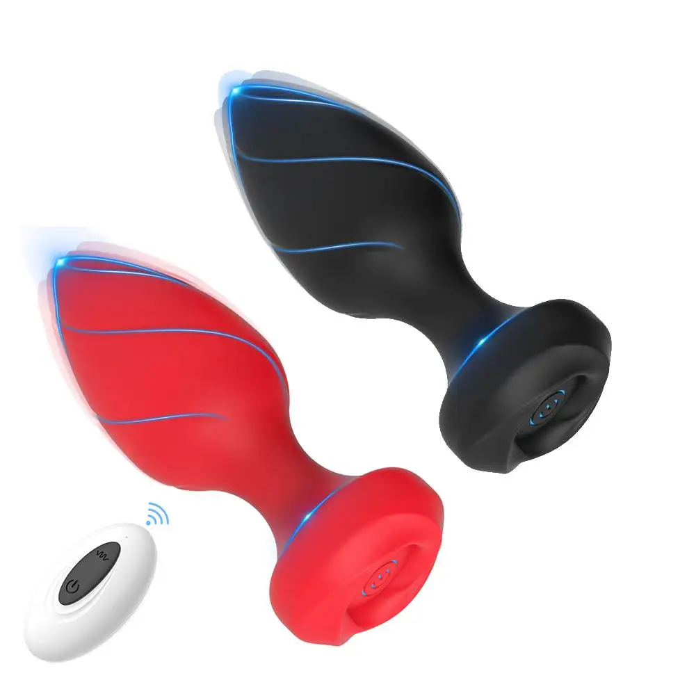 New Anal Plug Vibrator 10 Vibration Modes Rechargeable Remote Control Butt Plug Vibrators Adult Sex Toys for Women Masturbator