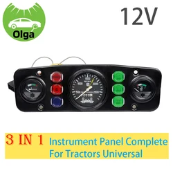 3 In 1 Tractors Universal/Long Kit Instrument Panel Complete For Meter Instrument Panel Complete 650-95161000 Olga Gauge