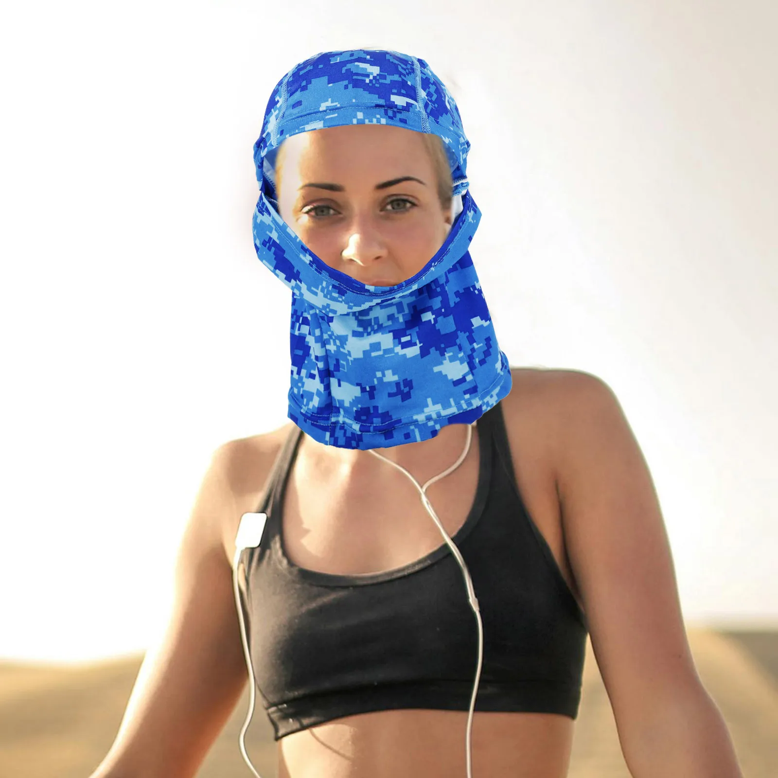 

Cycling Hood Outdoor Lightweight Windproof Breathable Uv Protection Sports Mask Balaclava for Riding Skiing Running