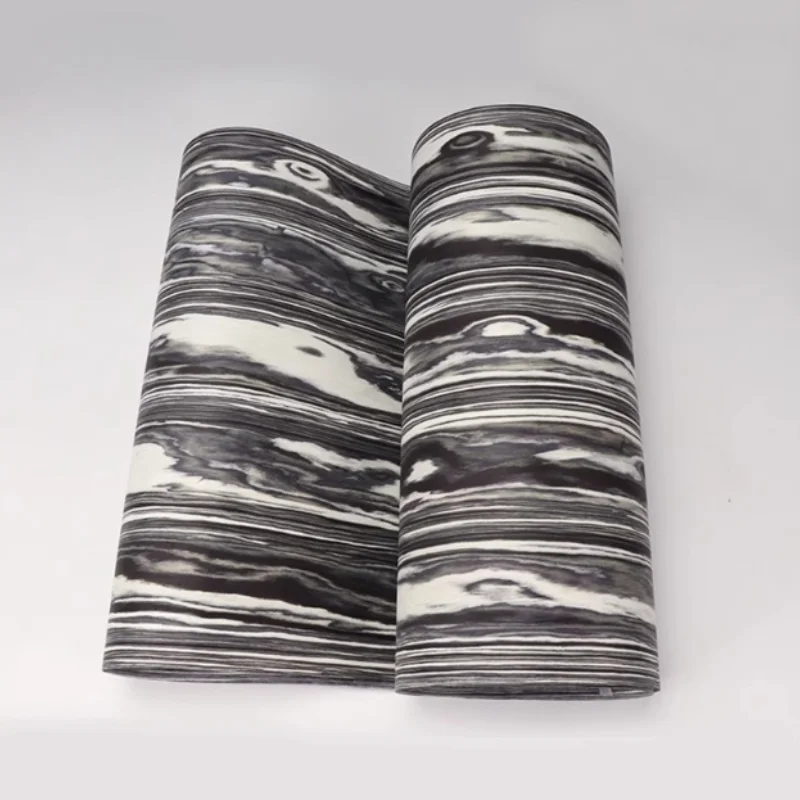 

L:250*58cm T:0.25mm Art black and white tie-dye dreamy forest veneer Musical instrument furniture interior wood veneer Panels