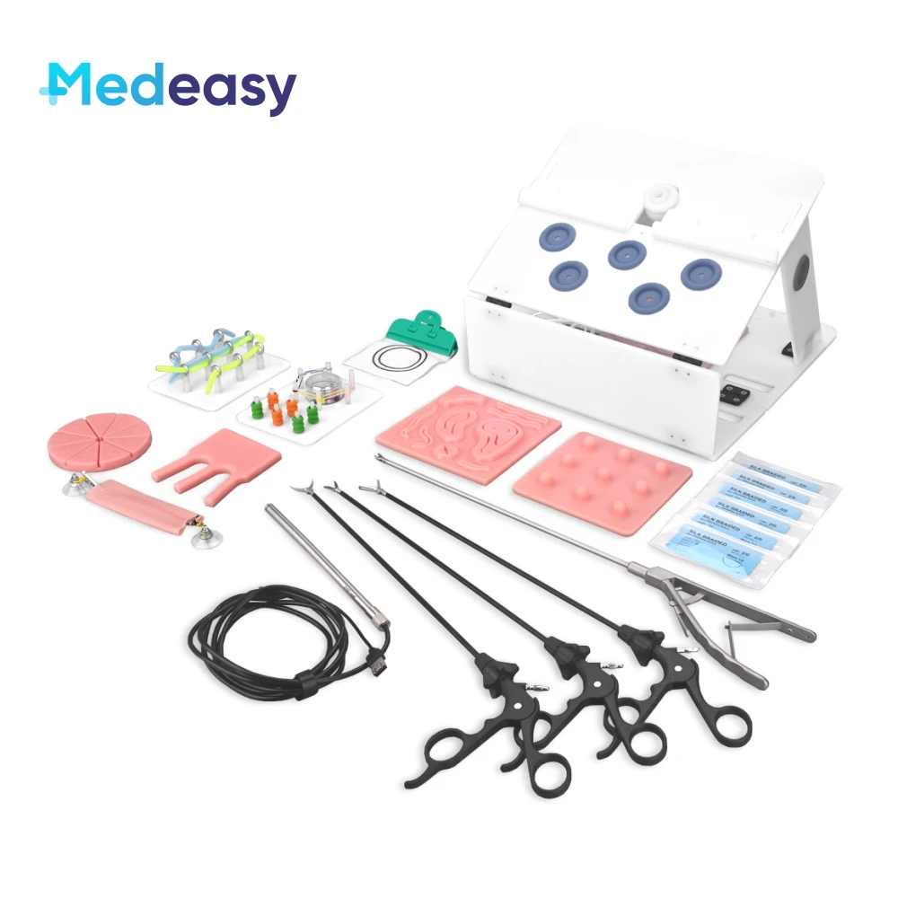 Laparoscopic Simulator Trainer Laparoscopy Training Box with High Quality Instruments