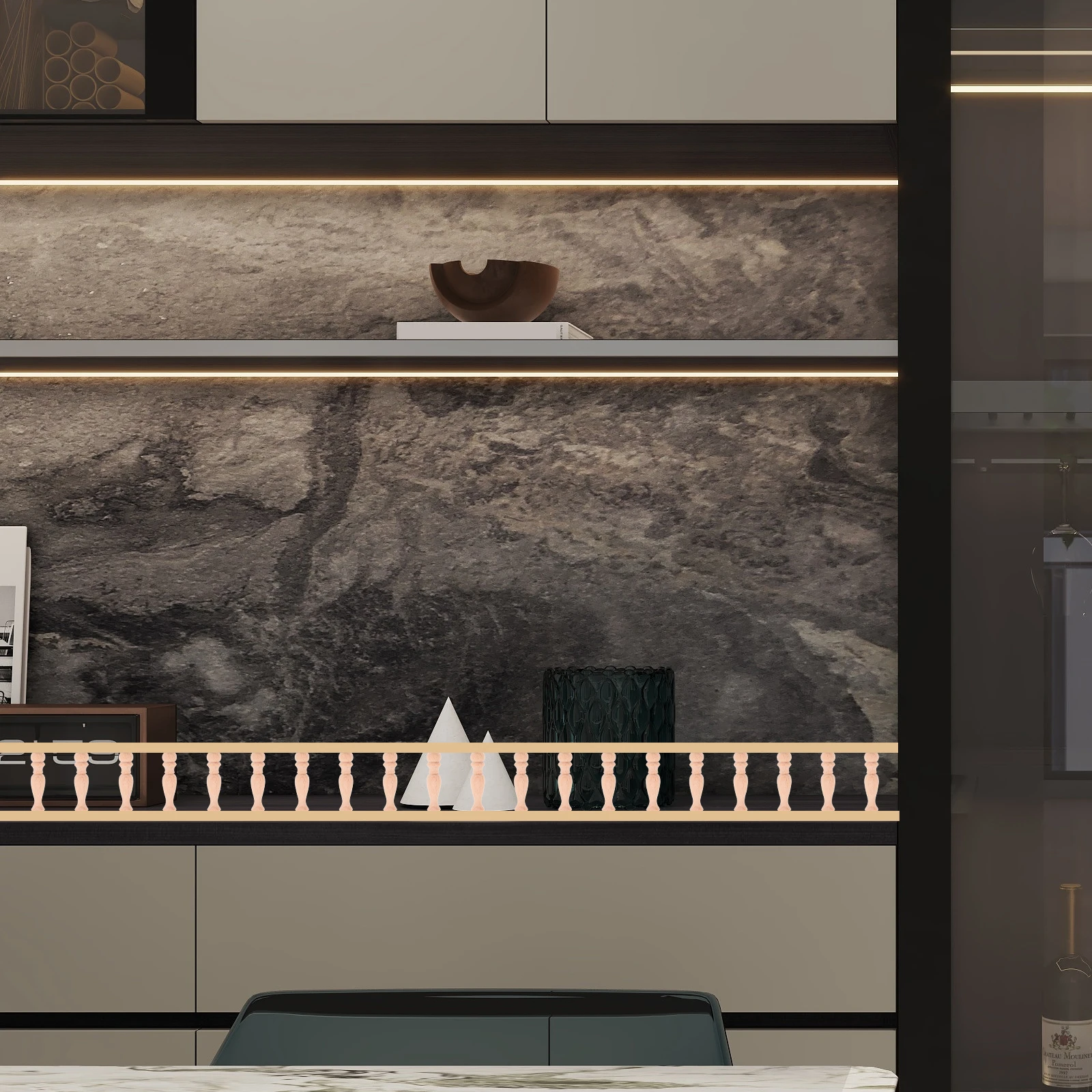 

10 Pcs Solid Wood Cabinet Fence Unfinished Spindles Stair Balusters Craft Staircase The