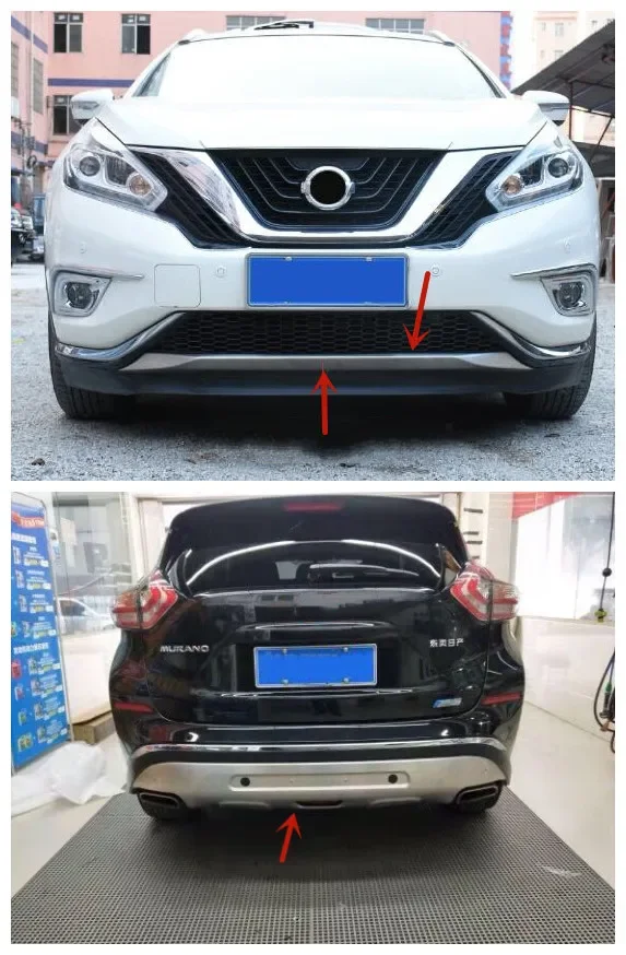 For Nissan Murano 2015-2021 High-quality stainless steel bumper protection board anti-scratch protection car styling