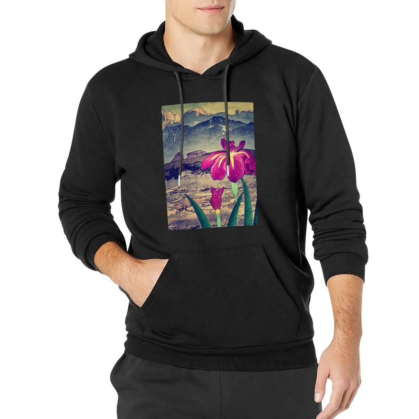 Evening Hues at Jiksa - Nature Landscape Pullover Hoodie aesthetic clothing new hoodies and sweatshirts