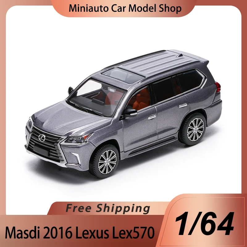 

New In Stock Masdi 1:64 Lexus 2016 Lexus Lex570 Alloy Miniature Diecast Model Lexus Lex Suv Car Model Toys Kids Ornament Gift