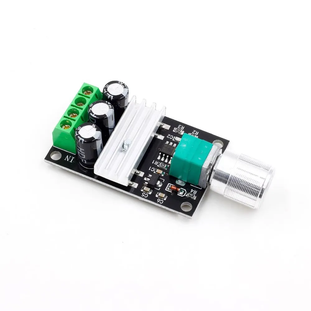 

3pcs PWM DC Motor Speed Controller 6V 28V 3A Adjustable Switch 1203BK for Arduino Drill Fan