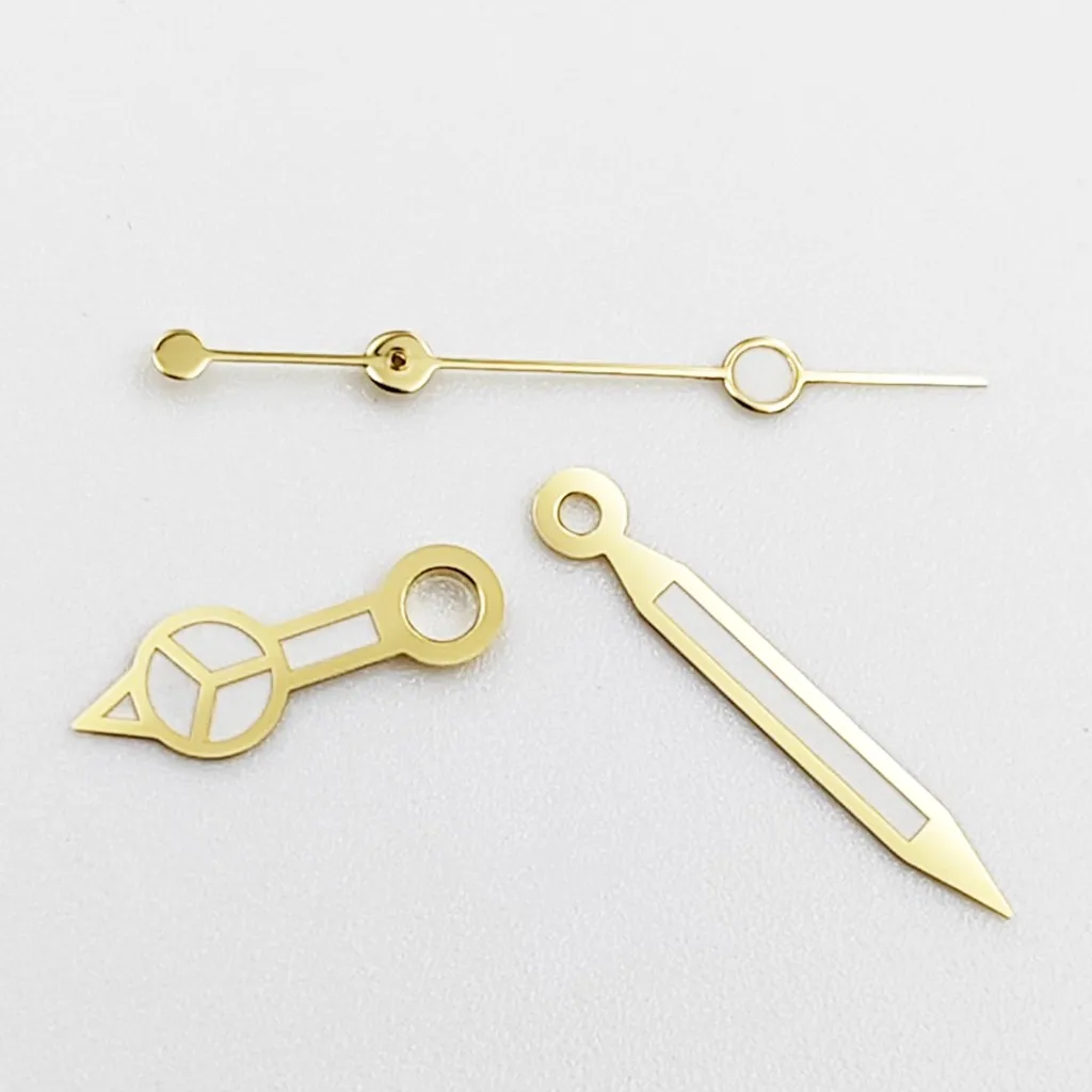 Gold Watch Hands Green Blue Cyan Luminous Fit NH35 NH36 ETA2824 2836 Miyota8205 8215 821A Mingzhu DG2813 3804 Movement Parts
