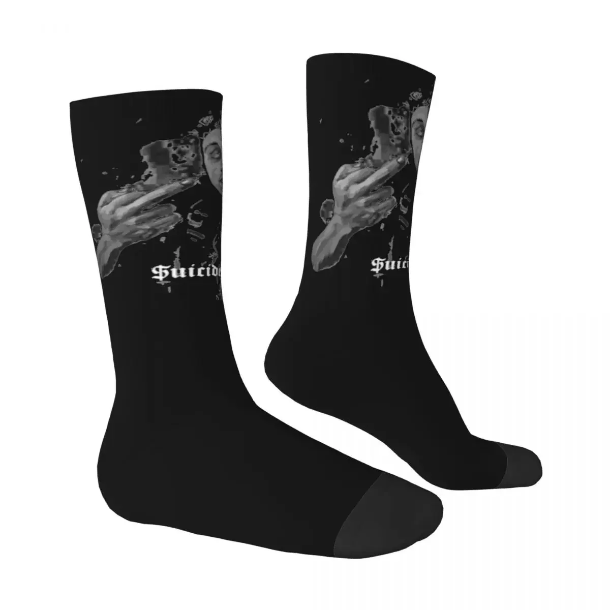 Vintage Socks boys Music Tour Korean Stockings Autumn Anti Skid Unisex Men Socks Comfortable Pattern Running Socks