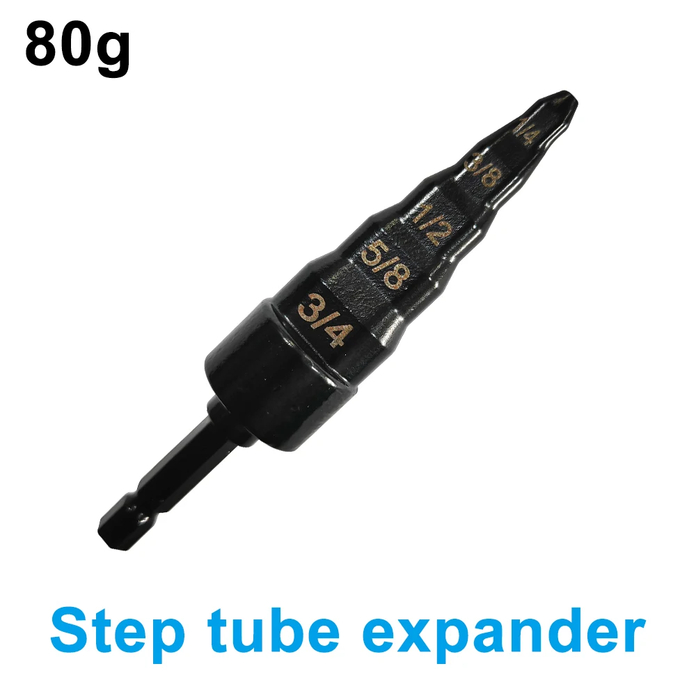 مكيف هواء صيانة رأس التمدد الكهربائي 6 في 1 من النحاس البريطاني، أداة توسيع الأنابيب، ملحق مثقاب الطاقة