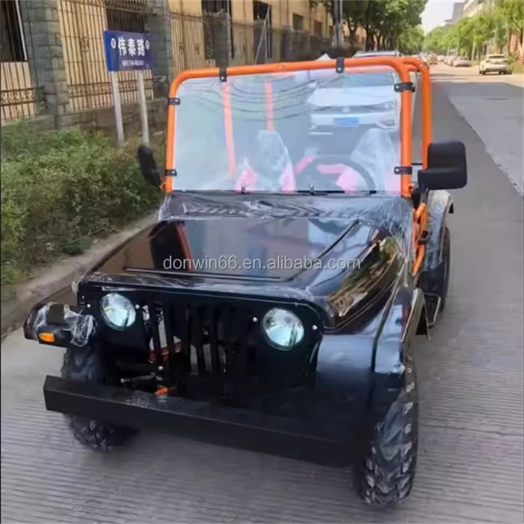 High Performance Premium Electric Jeep Powered 350cc Street Mountain Beach Use Club Jeep For Sale