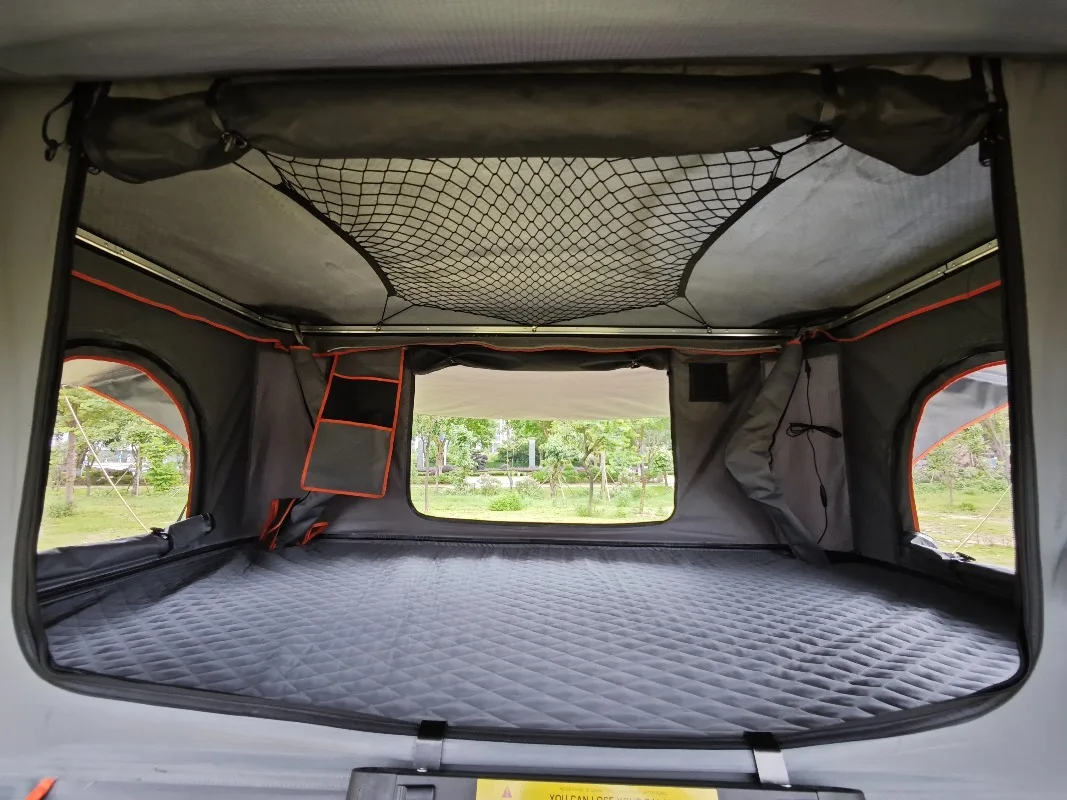 Special Counter Four-season ABS Plastic Hard Shell Roof Top Tent Quick Automatic Opening Oxford Car Cover One Bedroom Cab
