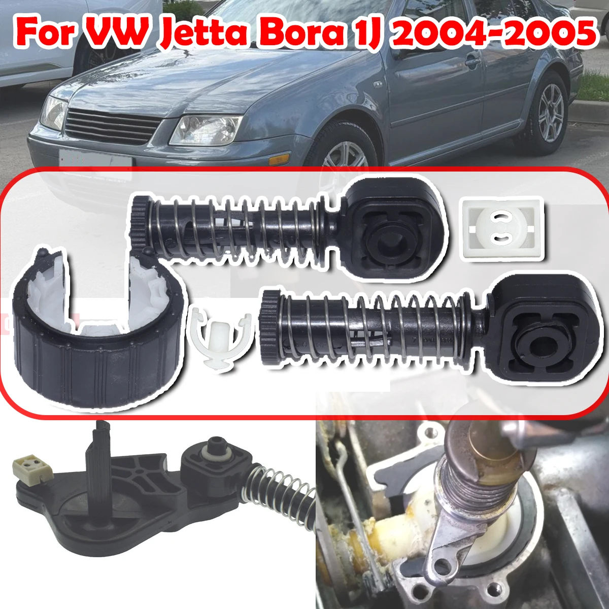 

For VW Jetta Bora 1J 04-2005 Manual Shifter Repair Kit Selector Sliding Shoe Gearbox Enhance Shifter Lever Selector linkage End
