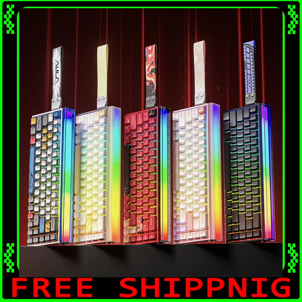 

AULA HERO 68HE Ultra Magenetic Switch Mechanical Keyboard Aluminum Alloy CNC Wired Keyboard RGB RT Gaming Keyboards PC Custom
