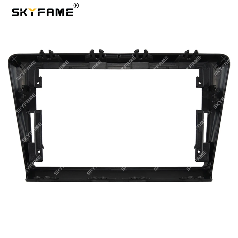 SKYFAME Car Frame Fascia Adapter Canbus Box Decoder Android Radio Dash Fitting Panel Kit For Skoda Rapid NH1 NH3 Seat Toledo