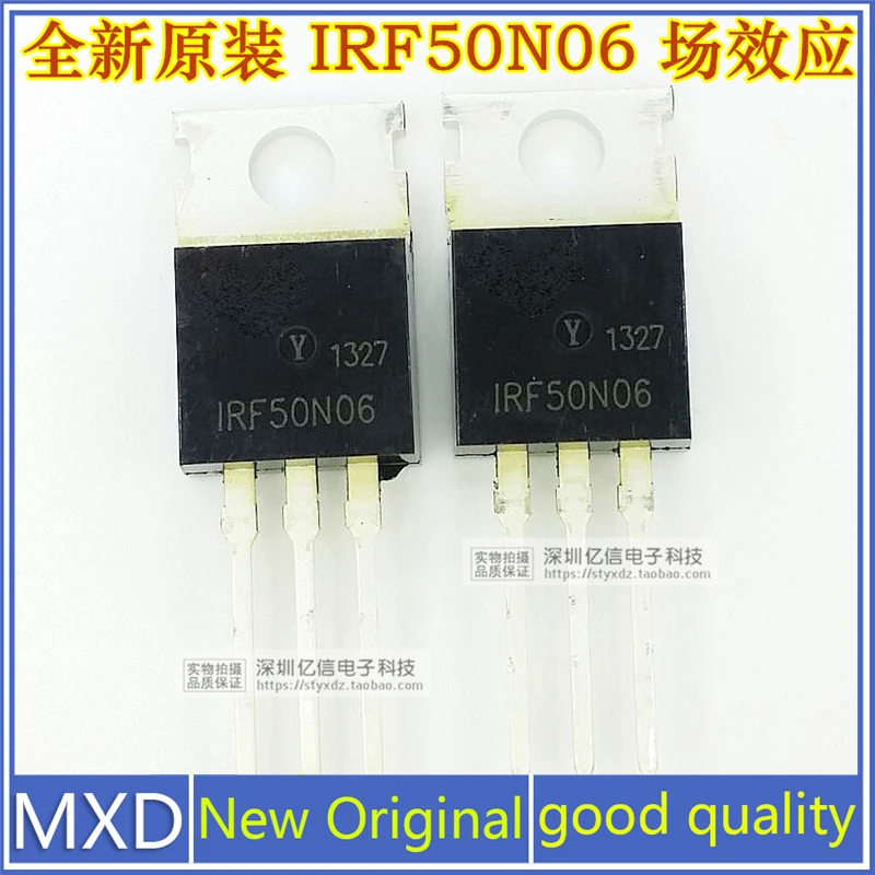 5Pcs/Lot New Original IRF50N06 Field Effect Mostube 50A60V 50N06 TO-220 Good Quality In Stock