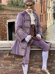 18th Century Gentleman Cosplay Victorian Baroque Rococo 1700s Men Costume Historical Marie Antoinette Costume Dress Ball Gown