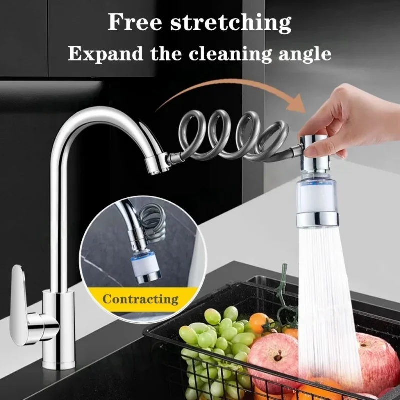 

New Faucet With Soft Hose Filter Elements Kitchen Water Purifier Filter Shower PP Cotton Filtration Remove Chlorine Heavy Metals