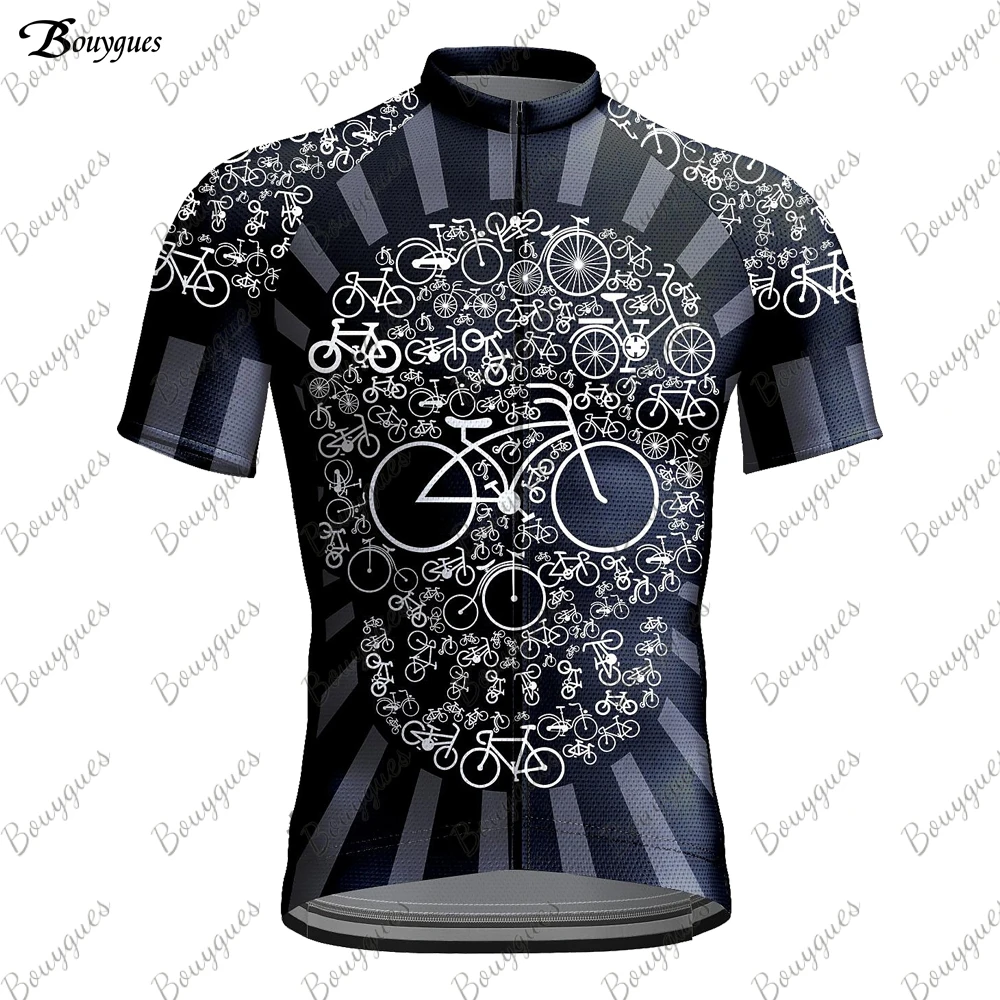 2023 Skull Cycling Jersey Men MTB Maillot Shirts Bicycle Clothing Mountain Bike Men\'s T-Shirt Wear Summer Outfit Clothes Jumper