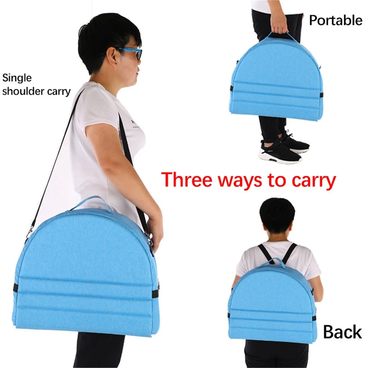 AT69-lit pliant de berceau de bébé Portable avec auvents en filet nid pour bébé pour le Camping pour lit de bébé couffin Portable gris