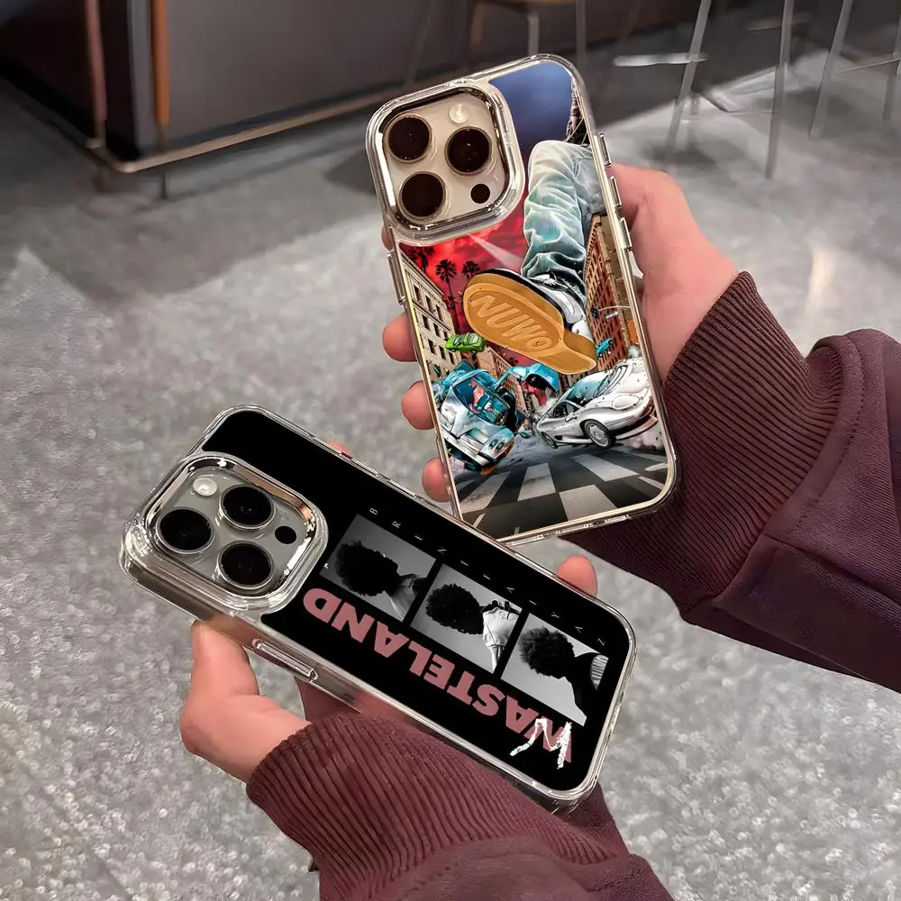 Singer B-Brent Faiyaz Phone Case For IPhone 17 Air 16 15 14 13 12 11 Pro Pro Max Plus Transparent Soft Cover
