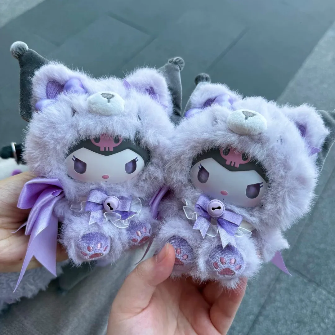 شخصيات مينيسو سانريو جزيرة الثعلب سلسلة قطيفة صندوق أعمى Pochacco سينامورول ميلودي كورومي أنيمي دمى الفينيل ديكور قلادة #4