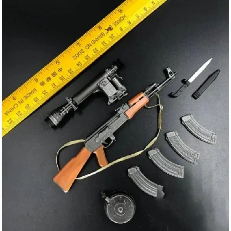 1/6 scena żołnierza akcesoria Akm Bullet części do zabawek wojskowe armia broń Model ozdoby Antitank Bazooka figurka