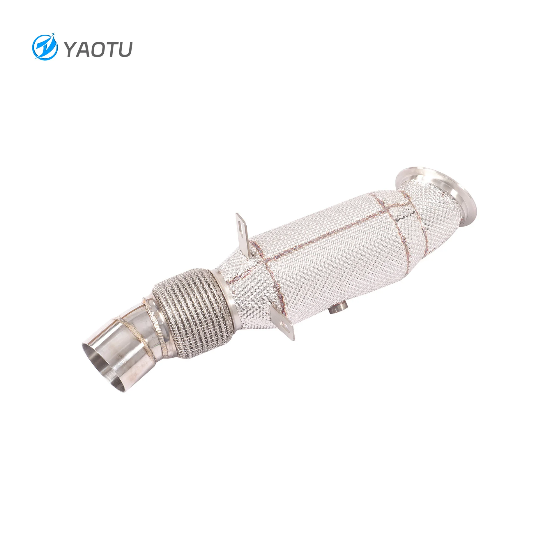 

YT Racing Performance Downpipe with Three-way Catalytic Converter and Heat Insulation for BMW X5X6 535 N55 3.0T