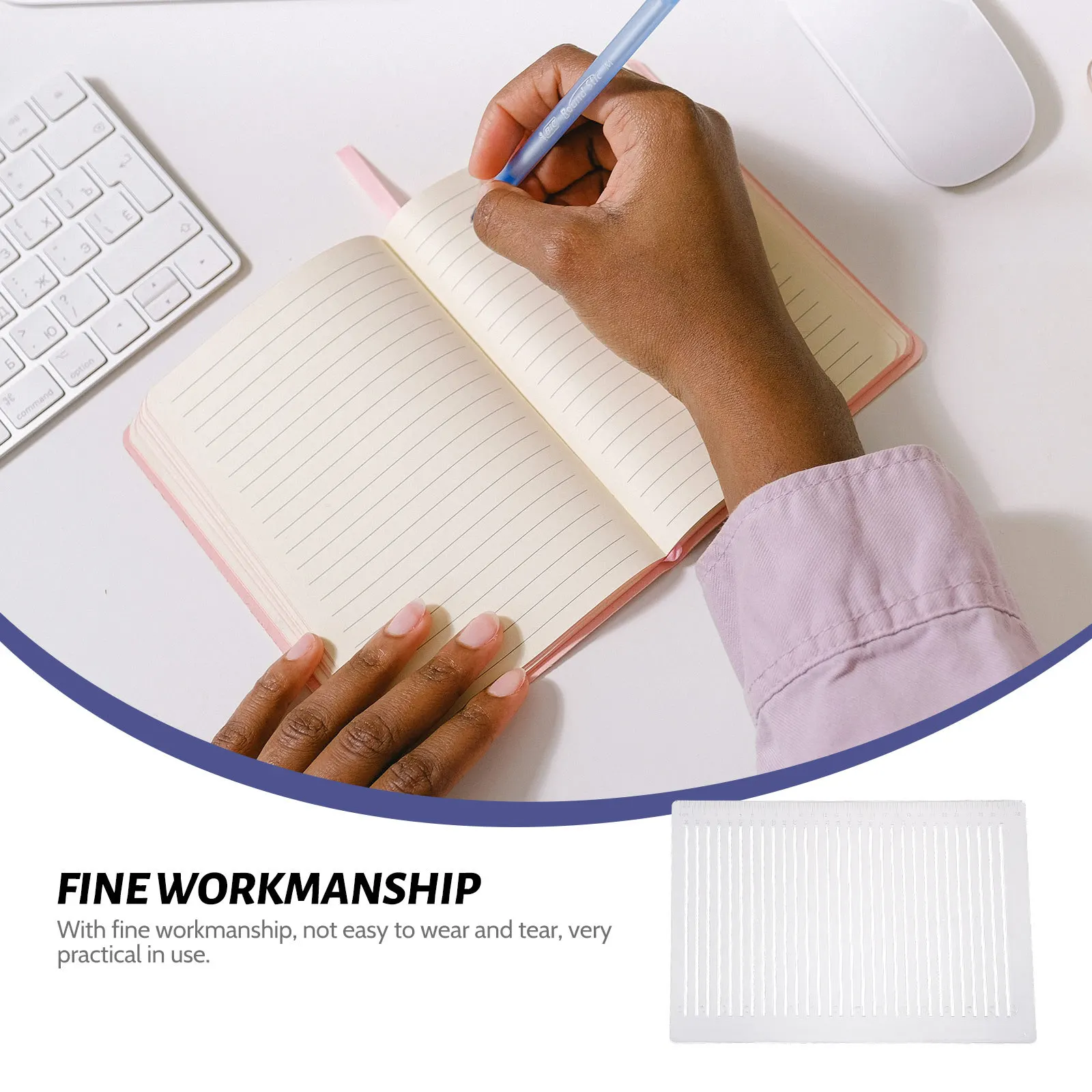 مسطرة رسم بخط شفاف، تصميم عملي لطلاب المدارس، أداة قياس إبداعية للامتحانات #1