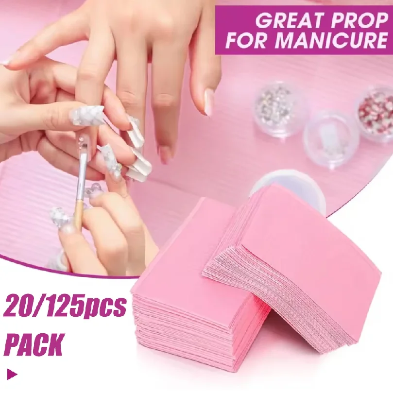 125/50pcs Nail Art Table Mat Disposable Tattoo Clean Pad for Nails Waterproof Tablecloths Manicure Tools Tattoo Accessories