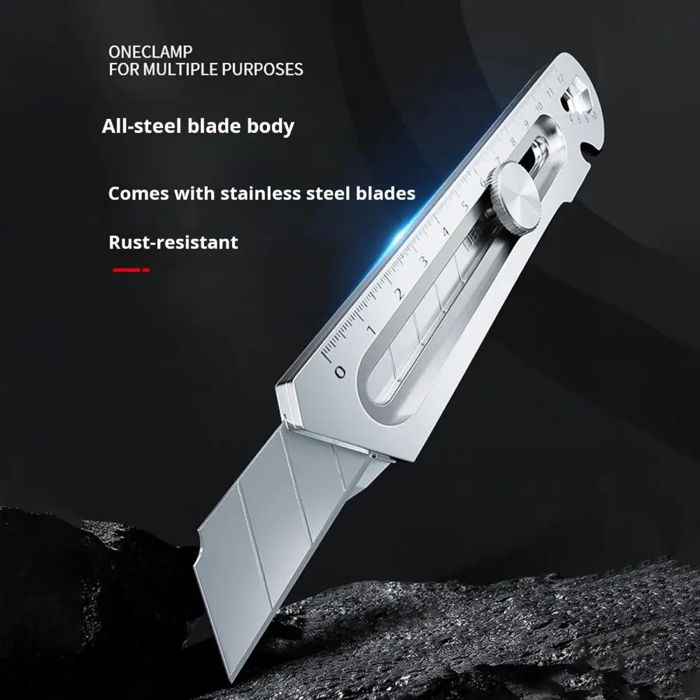 Универсальный резак с поворотным замком Многофункциональный резак с отвертками Прочный набор универсальных резаков из нержавеющей стали для дома