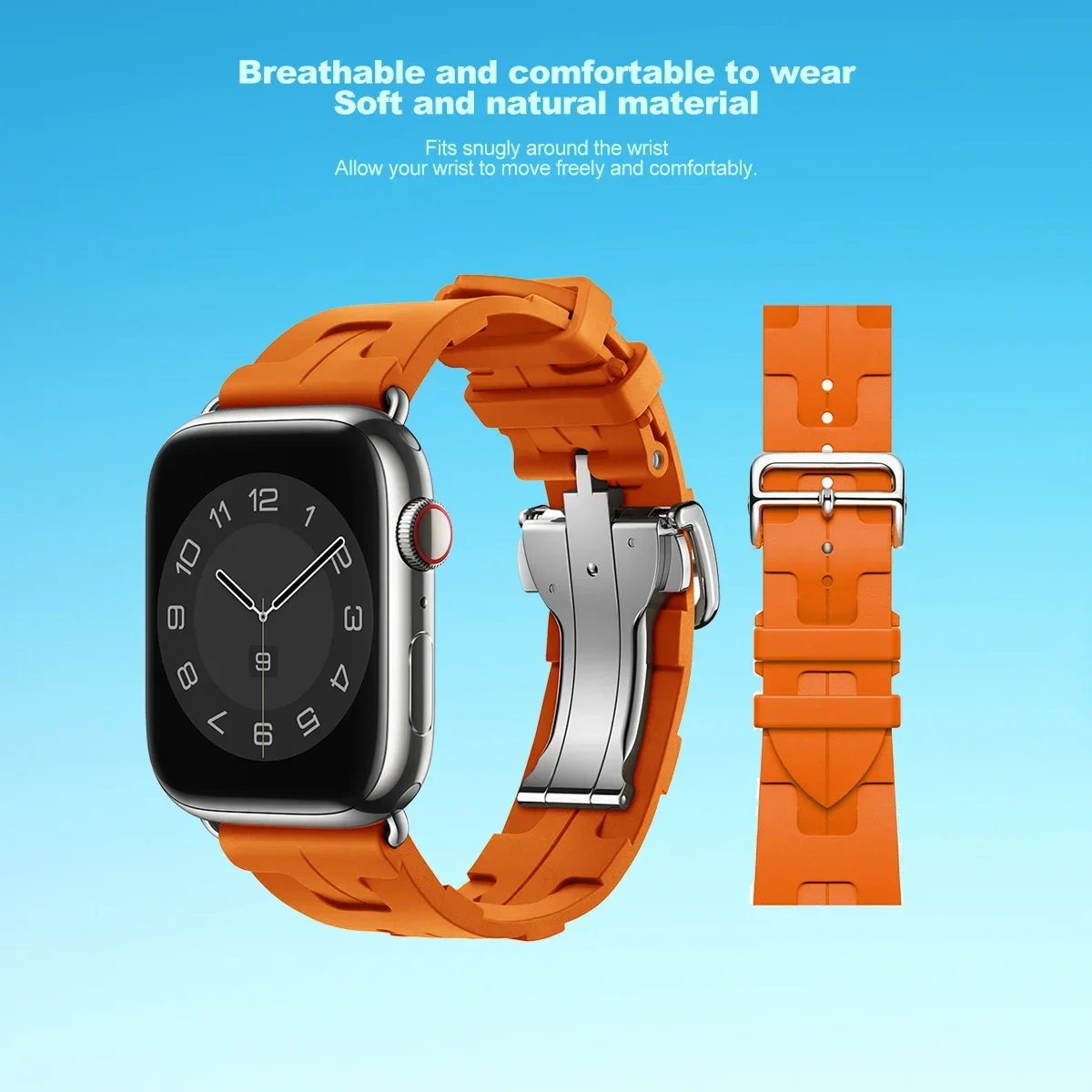 For Apple Watch 46/42mm Ultra 49mm Band Kilim Single Tour Silicone Strap For Iwatch 11 10 9 8 7 SE 38/40/41mm 44mm 45mm Bracelet