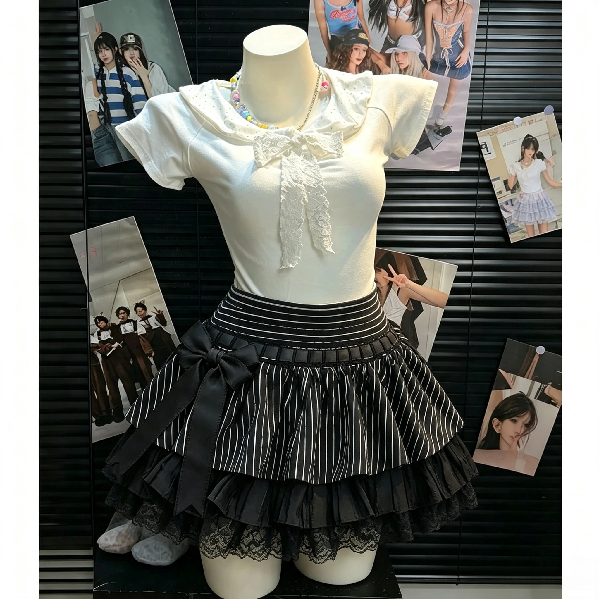 2026 Y2K Vintage Harajuku Mini Skirt Kawaii Lolita Princess Cake Skirt Women Ruffle Layer Skirt Streetwear Casual Daily