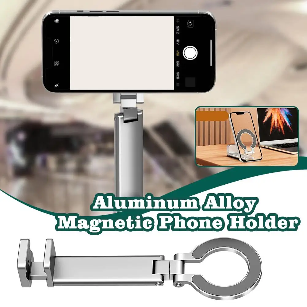 

Multifunctional Gripping Phone Holder 180° Rotation Adjustable Stand For Travel Phone Holder Foldable Hook Mount S4m1