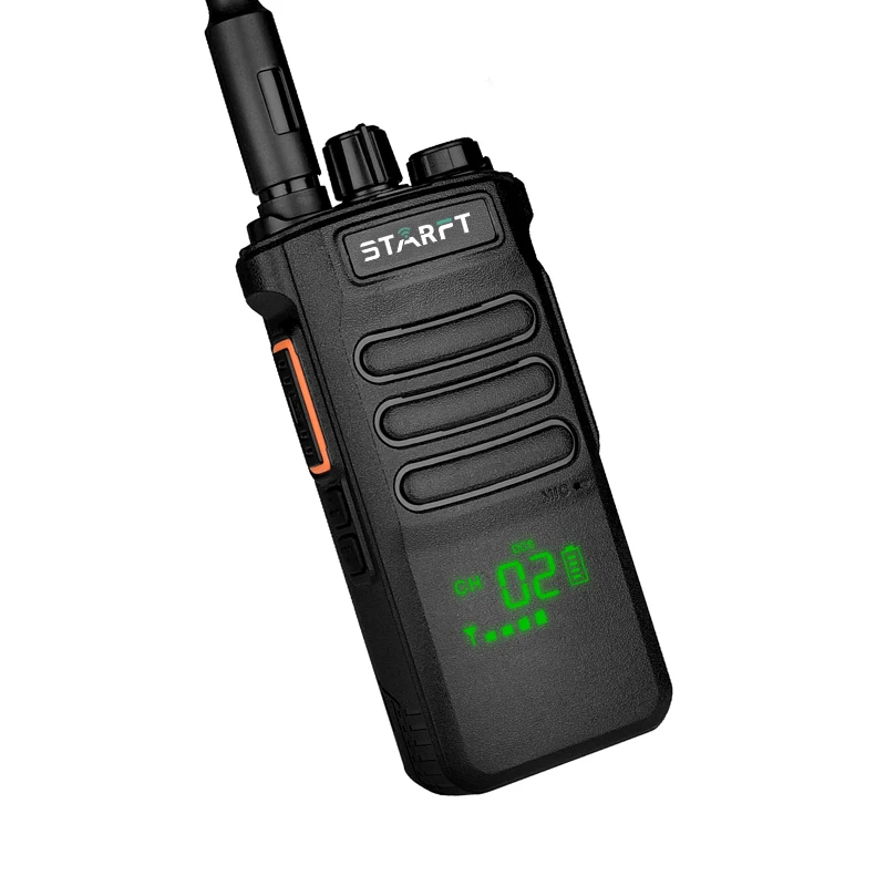 

Starft 10W 1-15KM Hidden LED Display Long Range Two Way Radio Super Torch Light Handheld Analog Radio CD108D