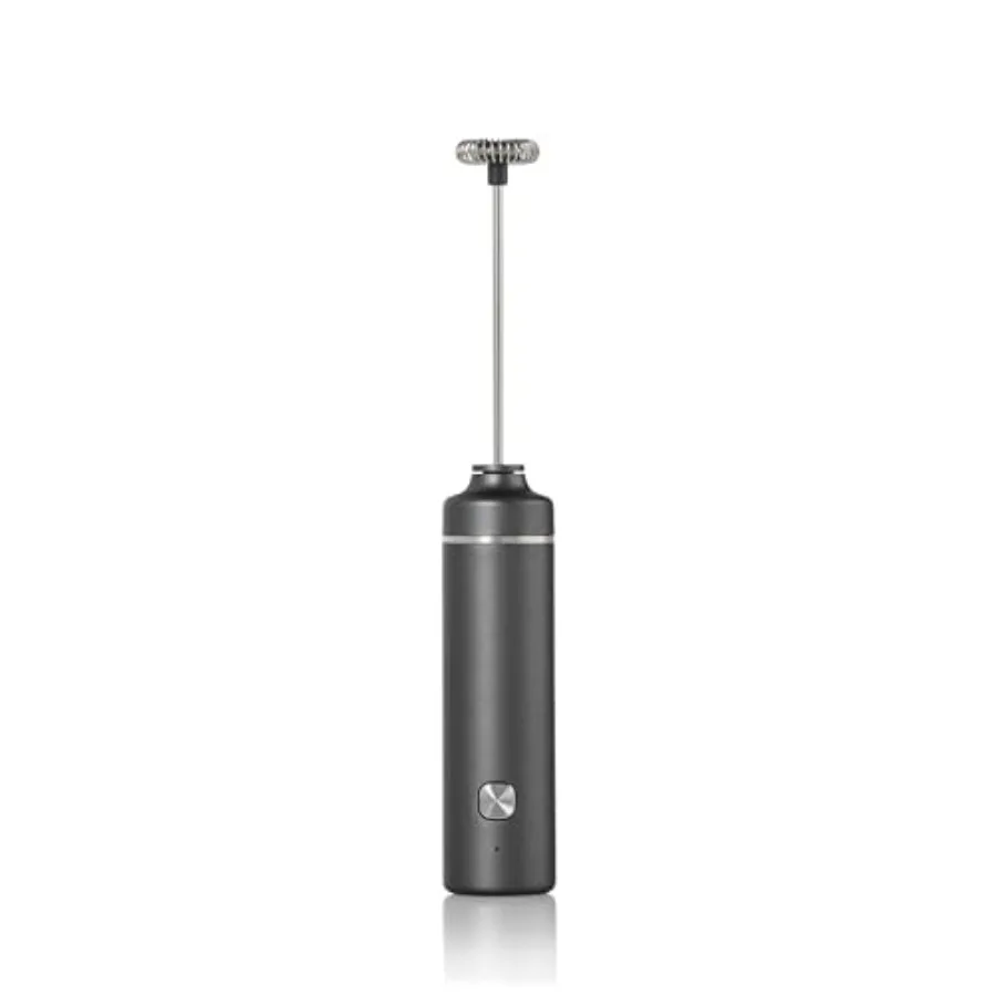 

Electric milk and sauce frother in gray with premium stainless steel construction for efficient heating and frothing ideal for