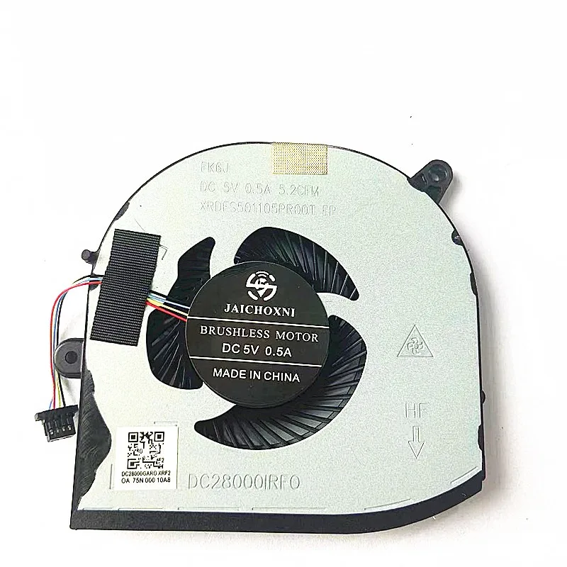 For XPS 15 9560 Precision 5520 M5520 Fan New CPU Cooling Cooler Fan 0TK9J1 TK9J1 NS75C01-17G12 0VJ2HC VJ2HC