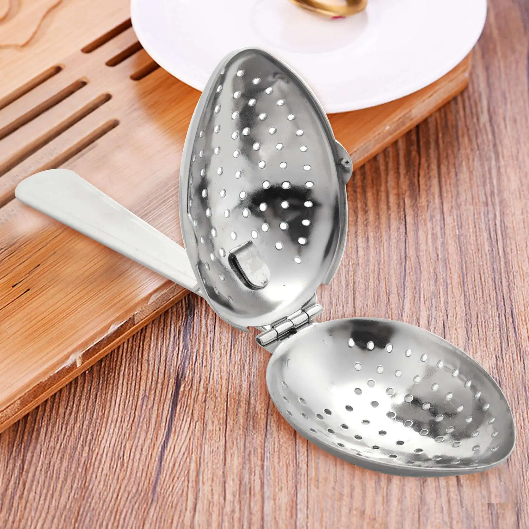 Stainless Steel Tea Infuser Strainer Spoon Loose Leaf Filter Herbs Spice NEW!