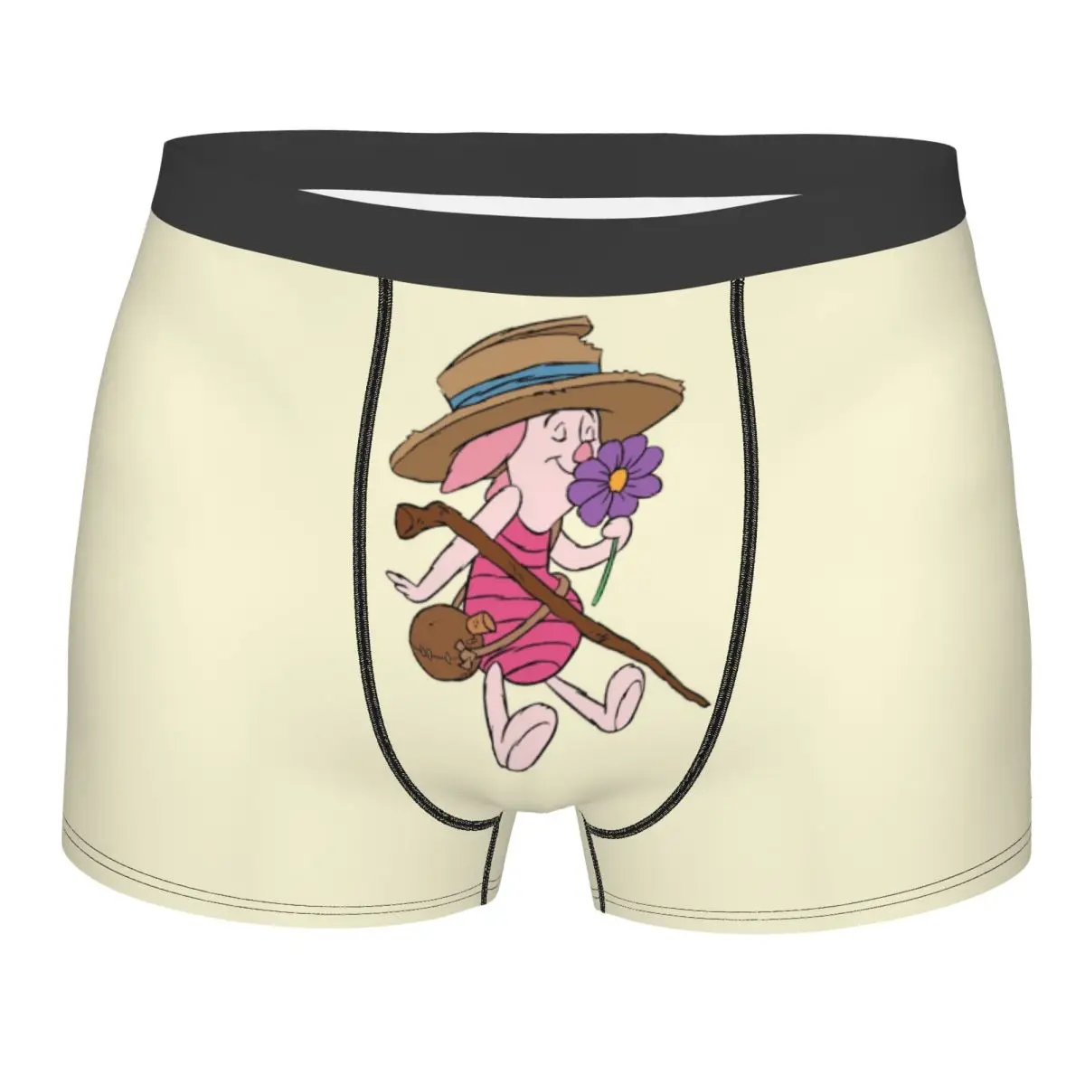 

Новинка на заказ, боксеры с поросятами и друзьями, шорты, мужские трусы, эластичные трусы, нижнее белье