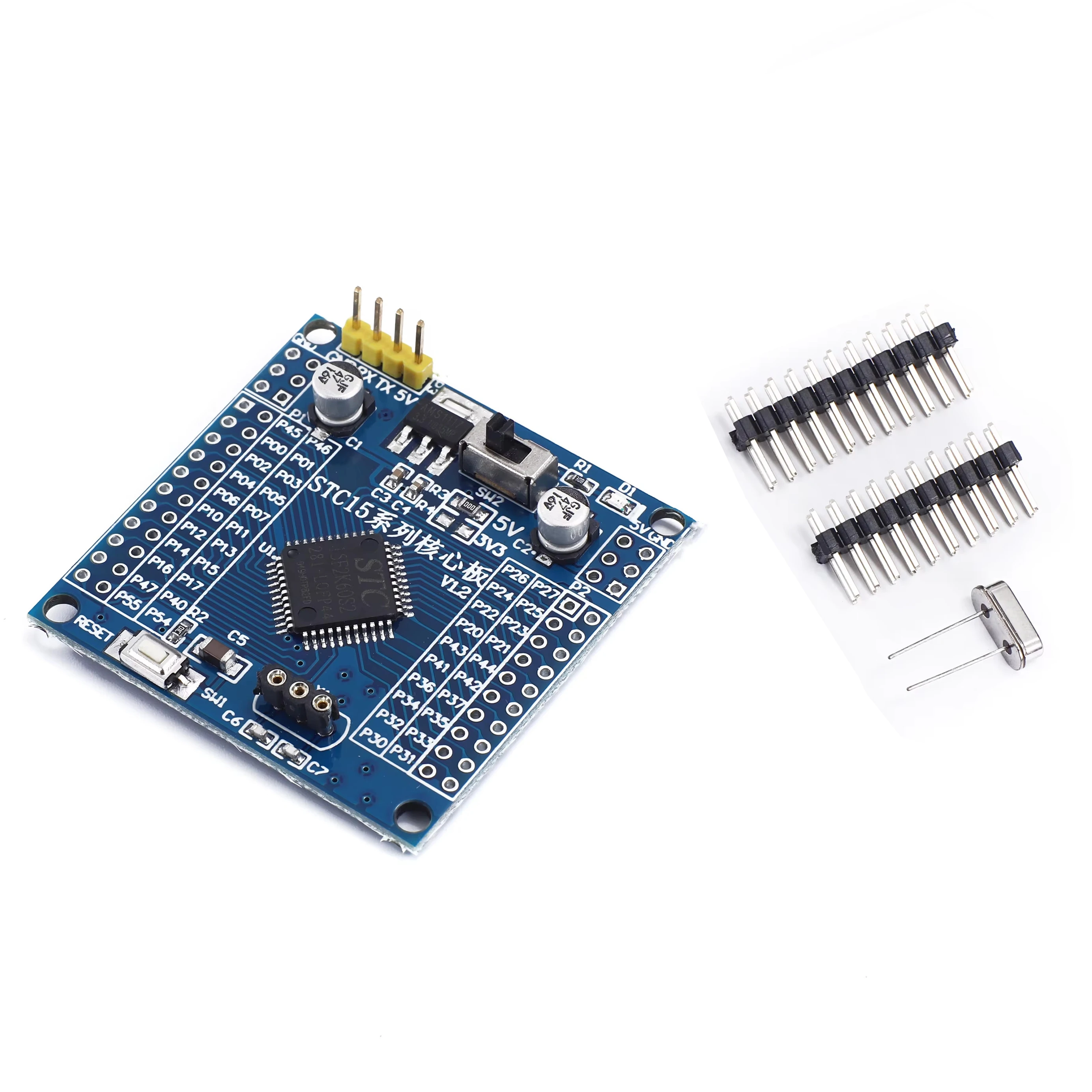 STC15F2K60S2 core plate small 51 1 chip microcomputer system board on STC YS-60 development board