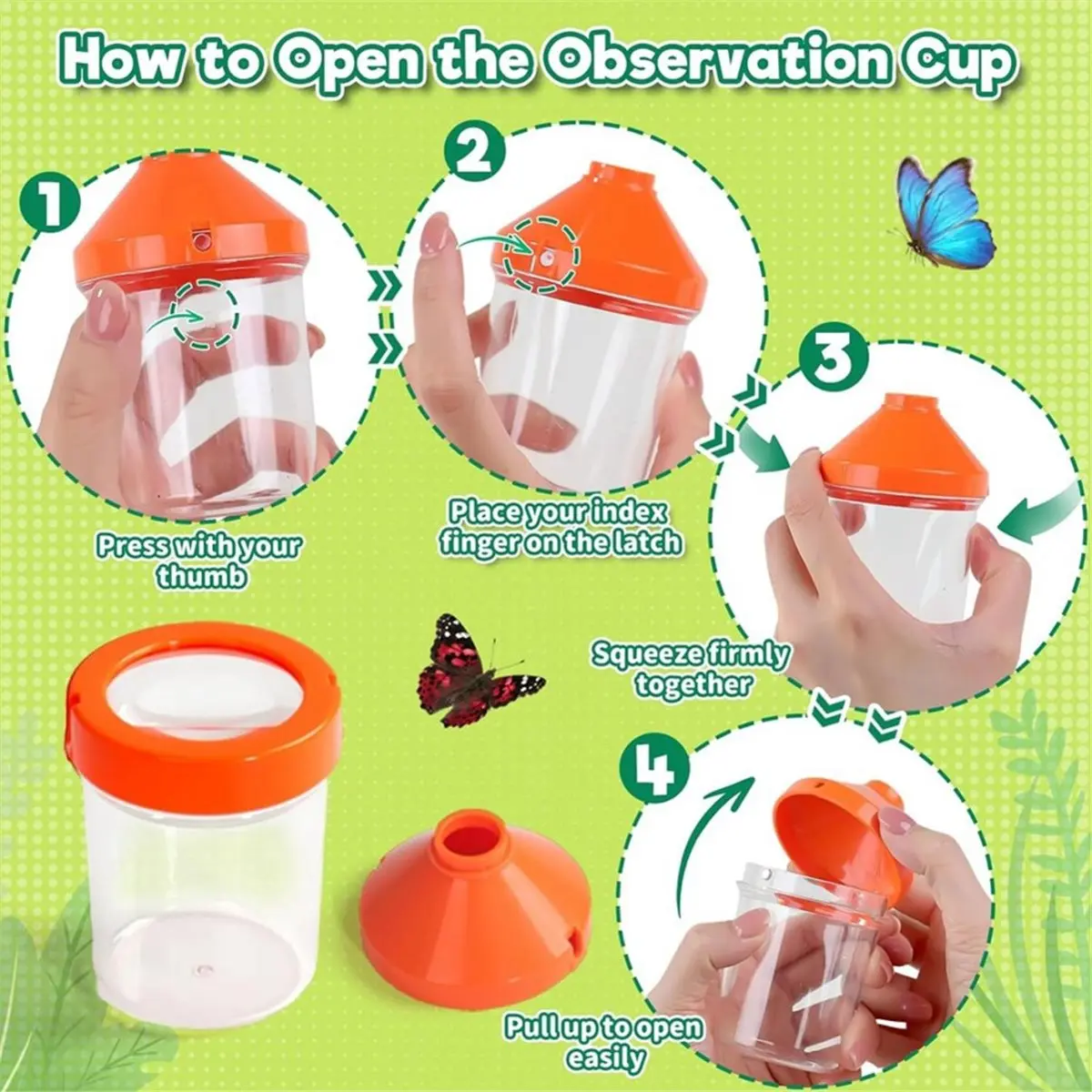 2026 New Bug Catcher for Kids, Bug Catcher Kit for Kids with Insect Net and Tweezers, Insect Habitat, Outdoor Toy for Ages 4-8