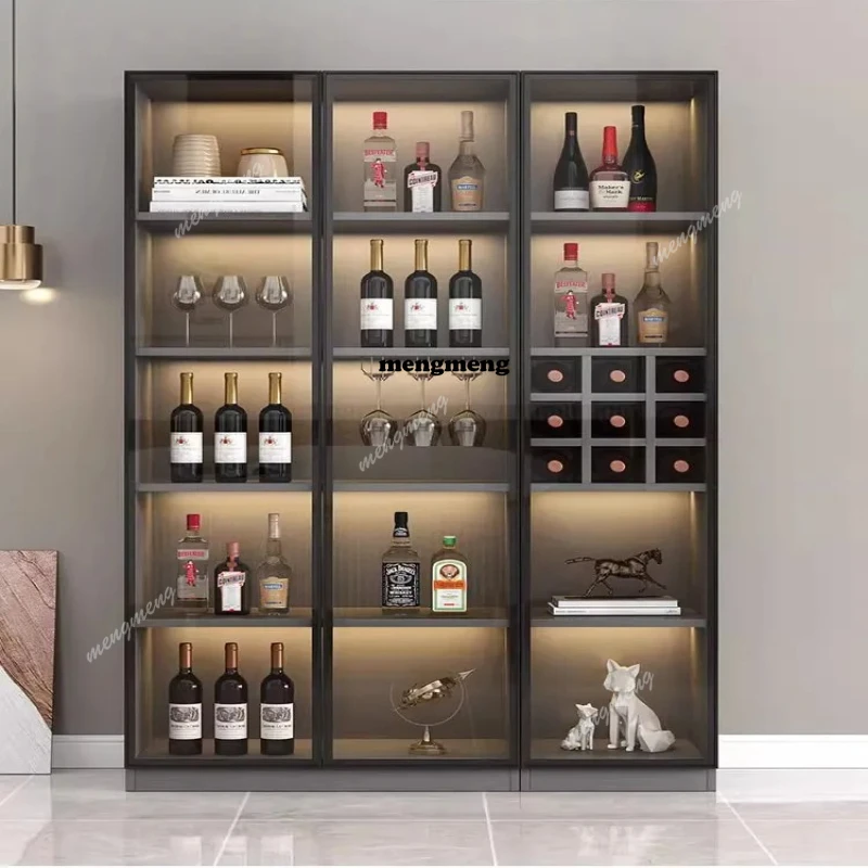 Light Luxury Wine Cabinet Modern Simple Living Room Small Wine Cabinet Household Restaurant Bar Furniture