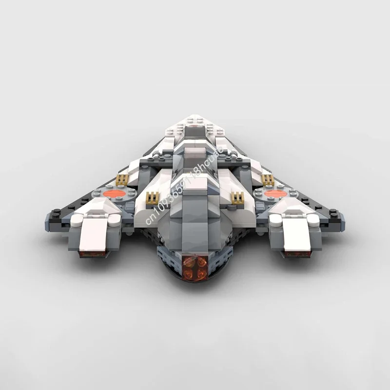 405 Pezzi Star Battle Delta-7X Super Aethersprite Heavy Starfighter, Modello di Astronave, Blocchi da Costruzione MOC, Mattoncini Creativi Impilabili