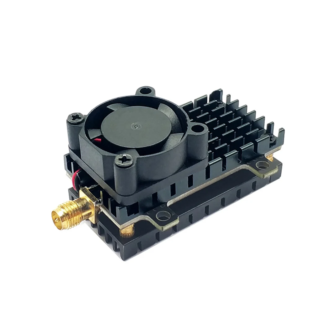 2W 2000mW 5.8G 48CH FPV トランスミッター ドローン VTX 冷却ファン付き RP-SMA オスアンテナ 固定翼飛行機 FPV クアッドコプター用