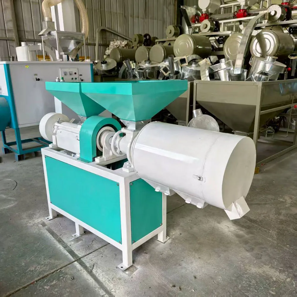 Commercial Maize Shelling Machine With Cleaning Milling Corn Small Scale Maize Peeling Factory Animal Feed Grinding Machine