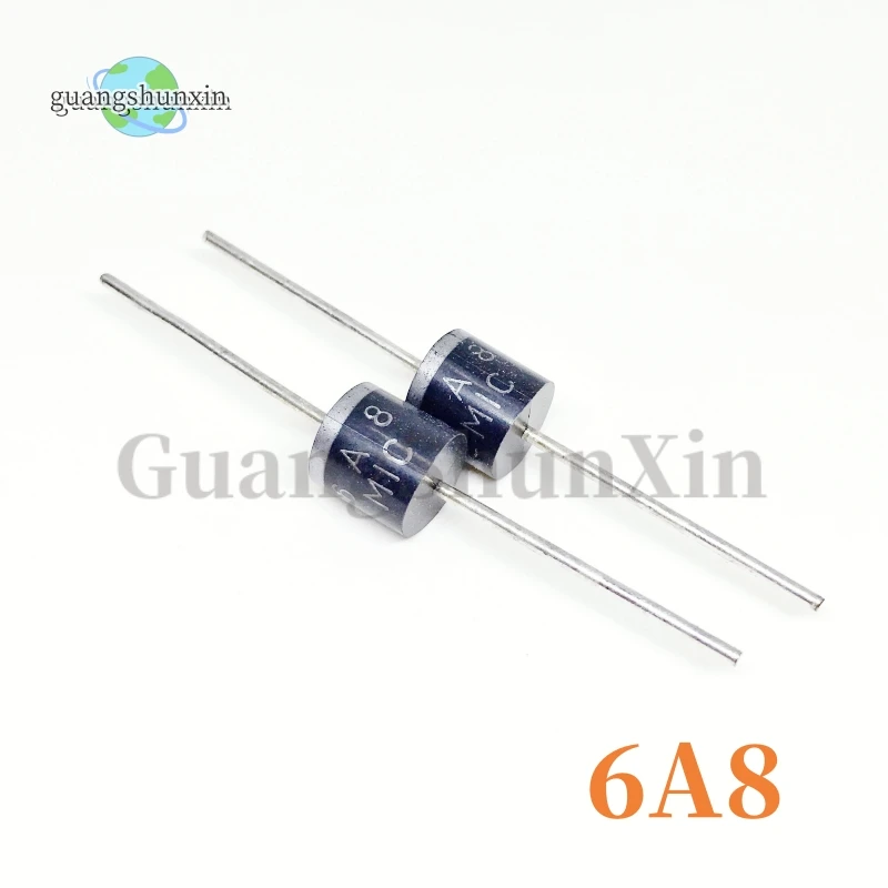 20Pcs Rectifier Diode R-6 6A4 6A6 6A8 6A10 10A4 10A10 20A10 FR604 FR607 FR608 HER604 HER607 HER608 6A 400V 600V 800V 1000V