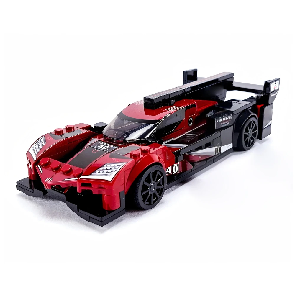 

Speed Champion City Car Model MOC Building Bricks Top Tier Sports Car Modular Technolog Gifts Holiday Assemble Children Toy Suit