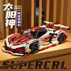 Sun God Apollo Building Blocks Car Sports Car Racing Boy Gift Assembled Car Model Education Toy for Kids Christmas Gifts